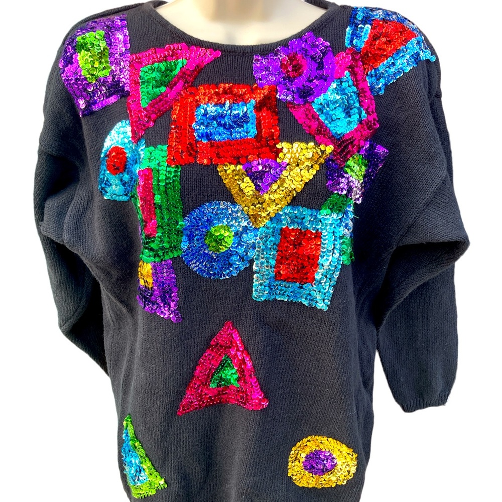 Vintage Sequins Jennifer Moore sweater